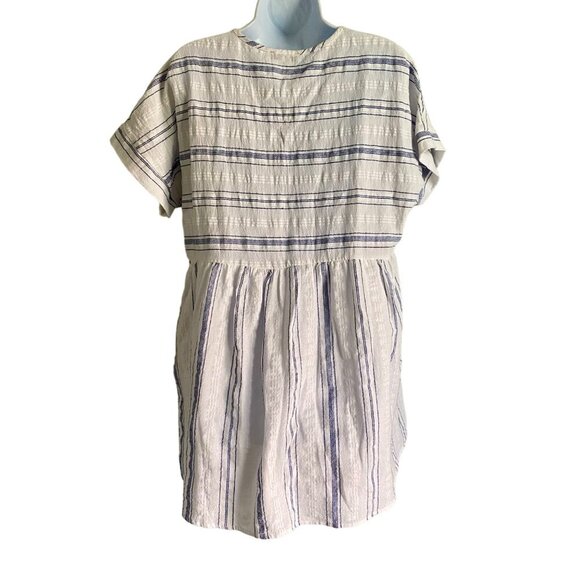 White Birch Weekend at the Lake Cotton Short Sleeve Dress with Pockets NEW NWT - Picture 5 of 11